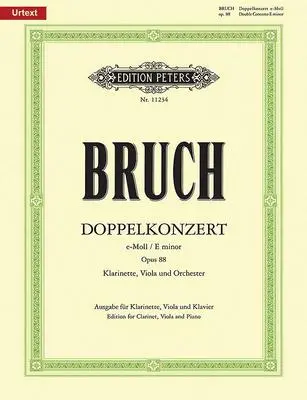 Cover: 9790014110031 | Doppelkonzert für Klarinette (Violine), Viola und Orchester e-Moll