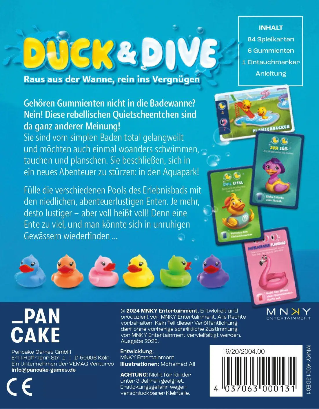 Bild: 4037063000131 | Duck &amp; Dive. Kartenspiel. Raus aus der Wanne, rein ins Vergnügen