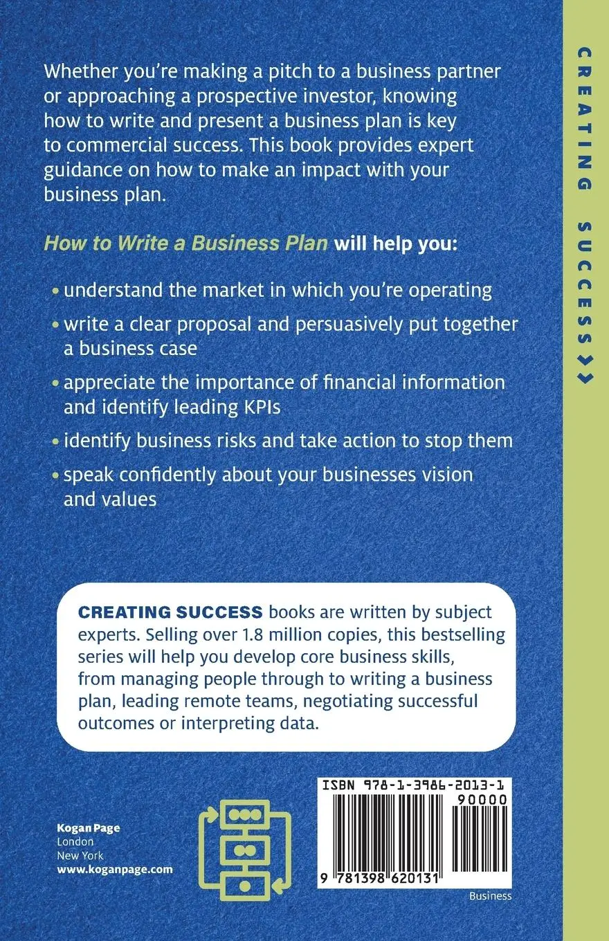 Rückseite: 9781398620131 | How to Write a Business Plan | Brian Finch | Taschenbuch | Englisch