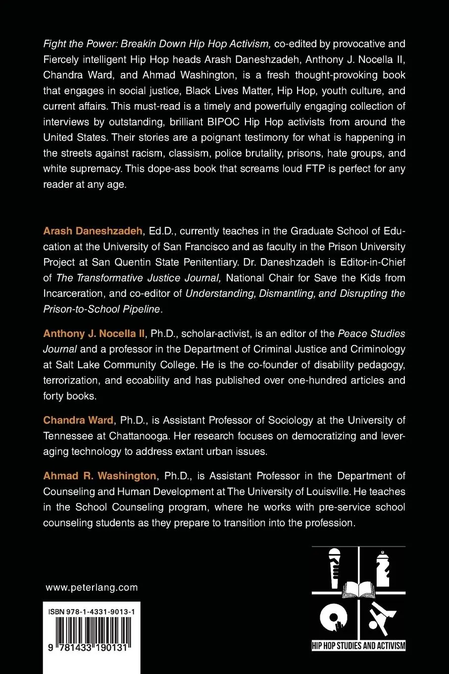 Rückseite: 9781433190131 | Fight the Power | Breakin Down Hip Hop Activism | Chandra Ward (u. a.)