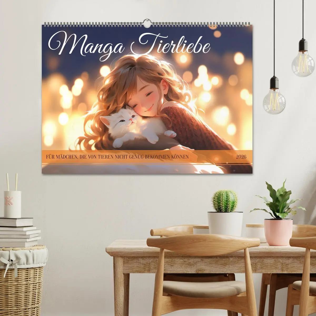 Bild: 9783457510131 | Manga Tierliebe (Wandkalender 2026 DIN A2 quer), CALVENDO...