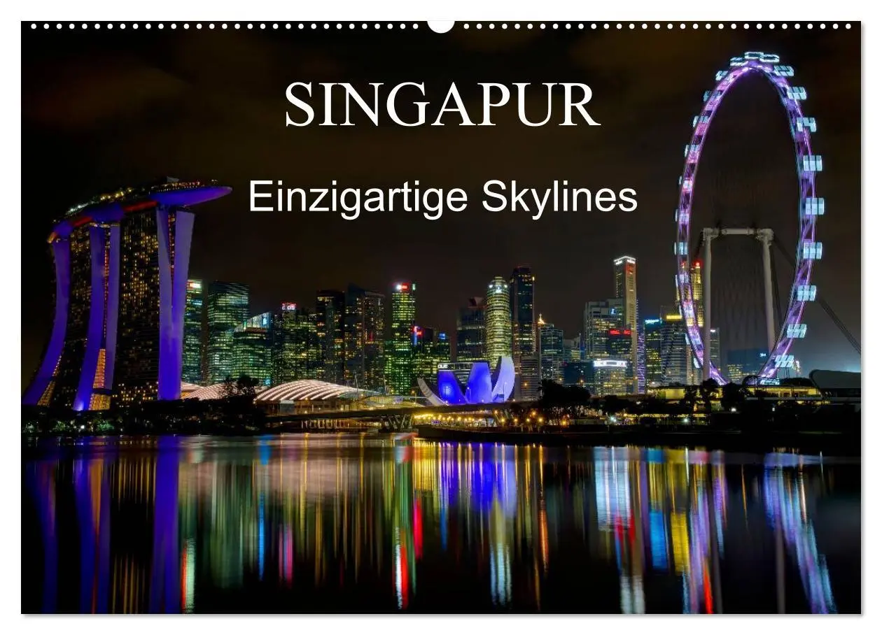 Cover: 9783457990131 | Singapur - Einzigartige Skylines (Wandkalender 2026 DIN A2 quer),...