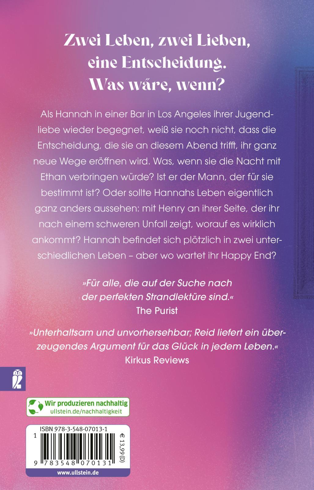 Rückseite: 9783548070131 | Maybe In Another Life | Taylor Jenkins Reid | Taschenbuch | 448 S.