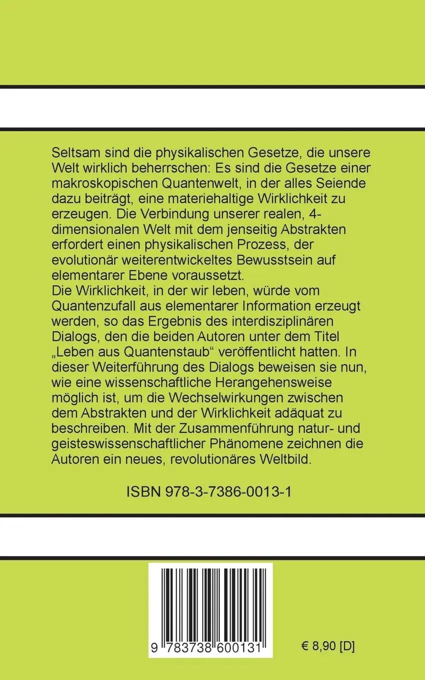 Rückseite: 9783738600131 | Quantenbewusstsein | Norbert Wrobel (u. a.) | Taschenbuch | 148 S.