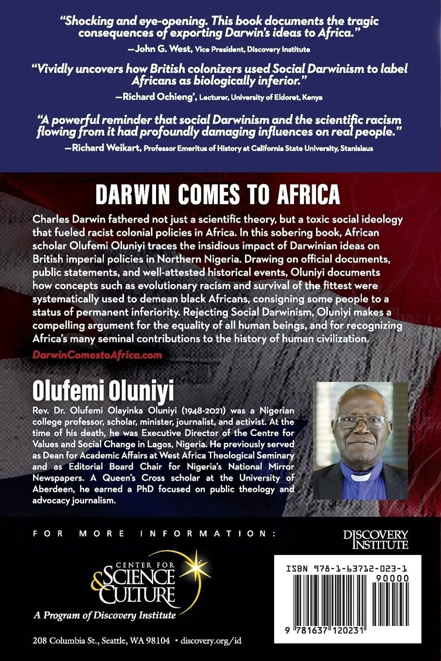 Rückseite: 9781637120231 | Darwin Comes to Africa | Olufemi Oluniyi | Taschenbuch | Englisch