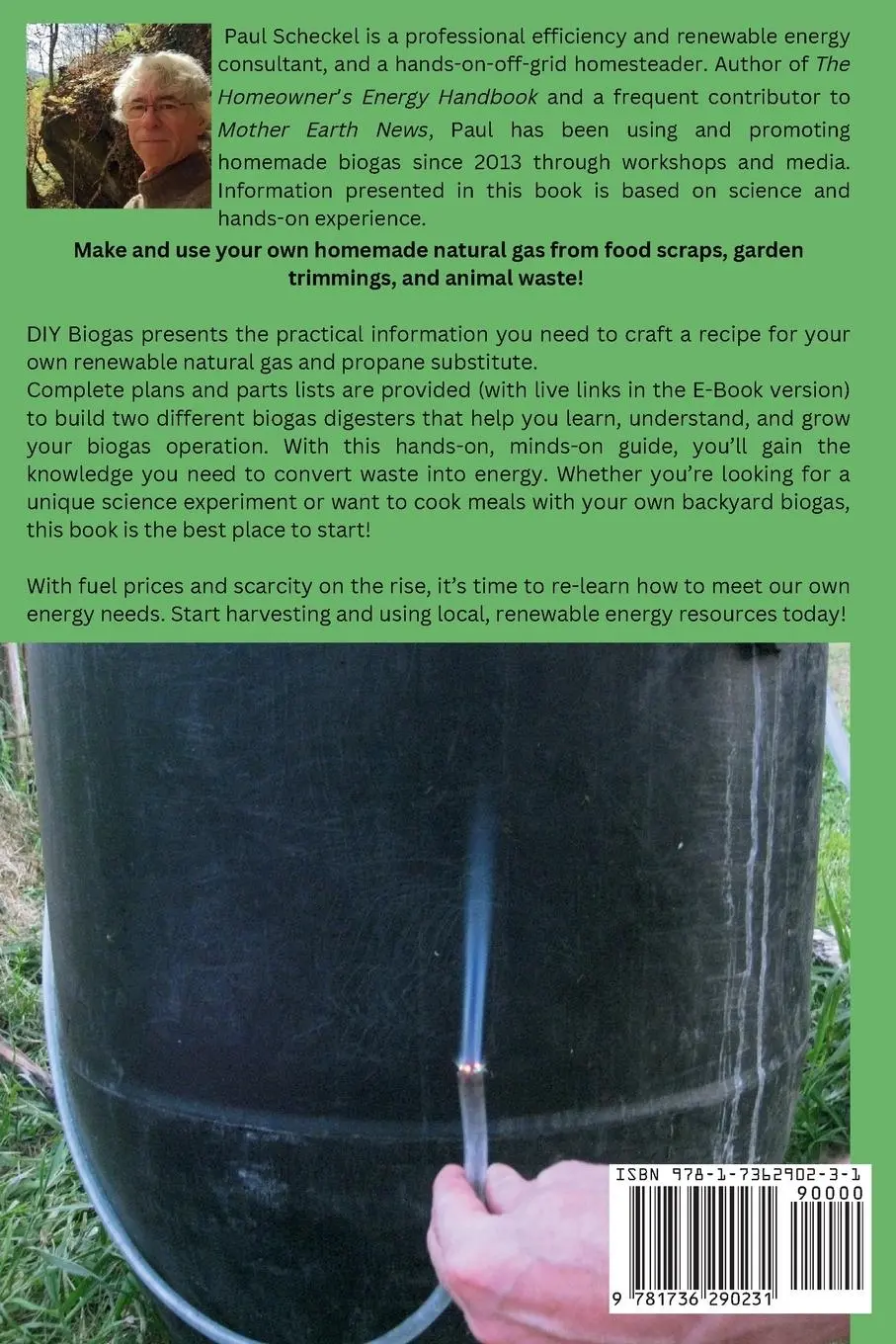 Rückseite: 9781736290231 | DIY Biogas | Paul Scheckel | Taschenbuch | Englisch | 2022
