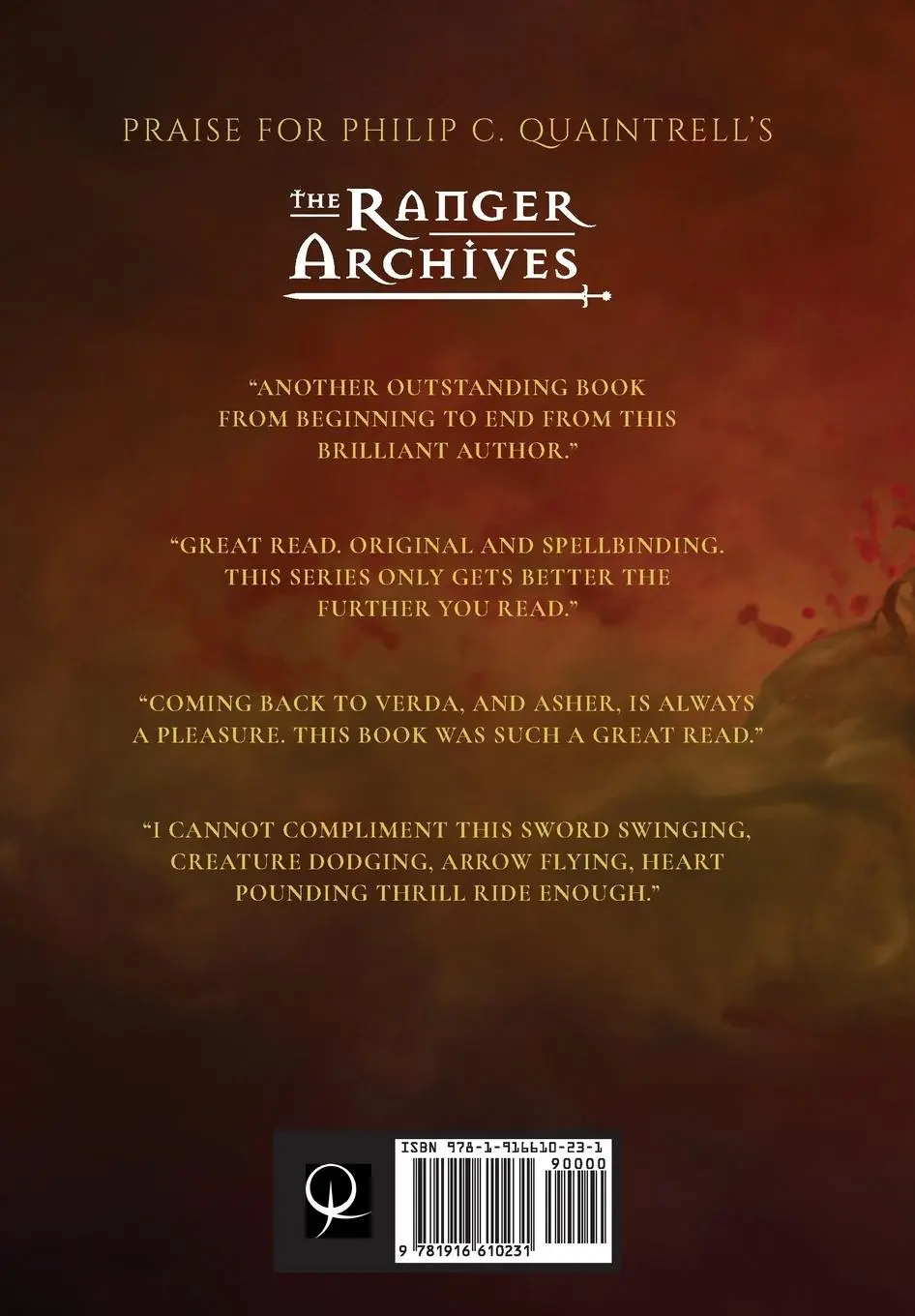 Rückseite: 9781916610231 | A Dance of Fang and Claw | (The Ranger Archives: Book 3) | Quaintrell