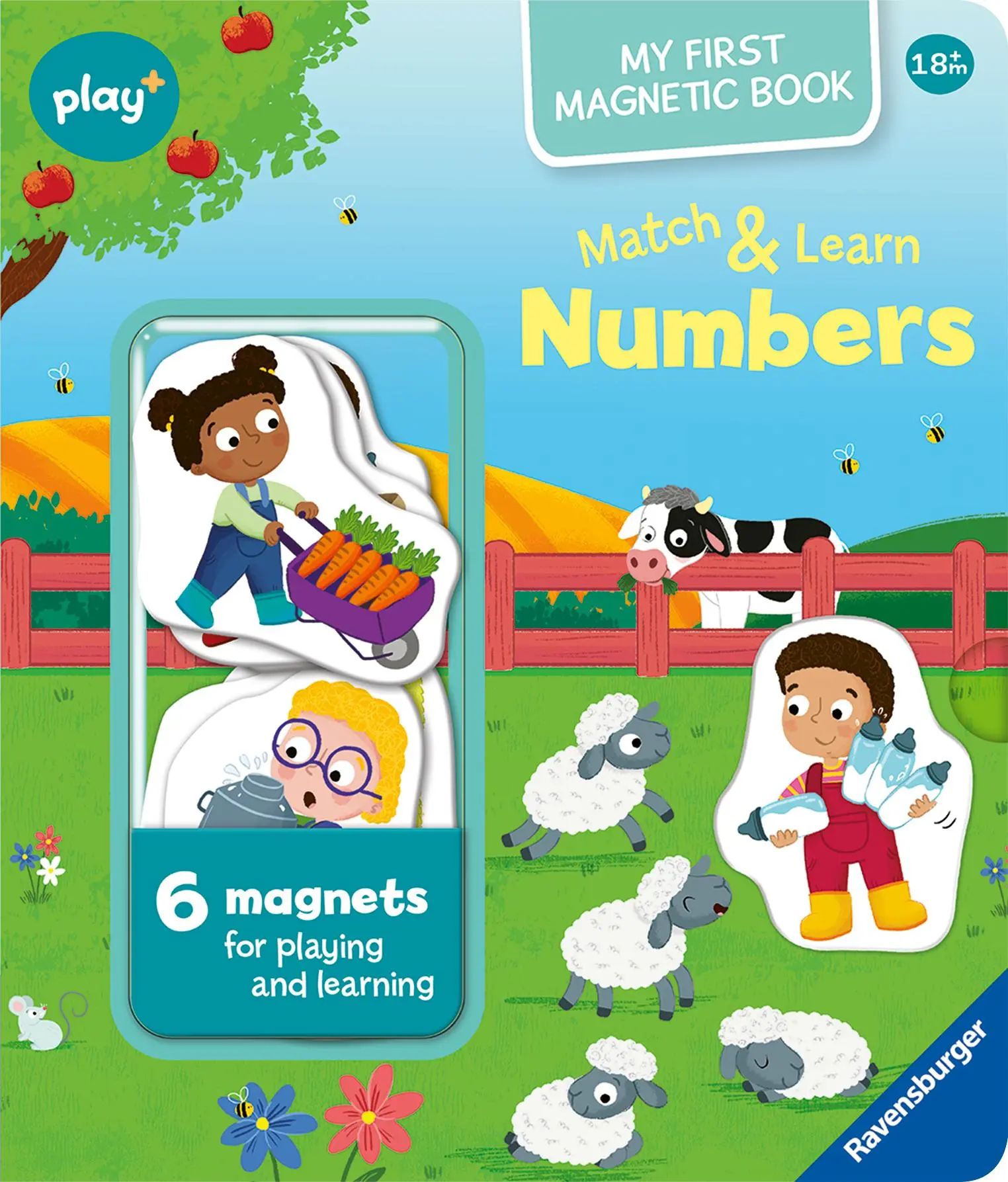 Cover: 9783380970231 | Play+ My first Magnetic Book: Match and Learn Numbers | Orso | Buch