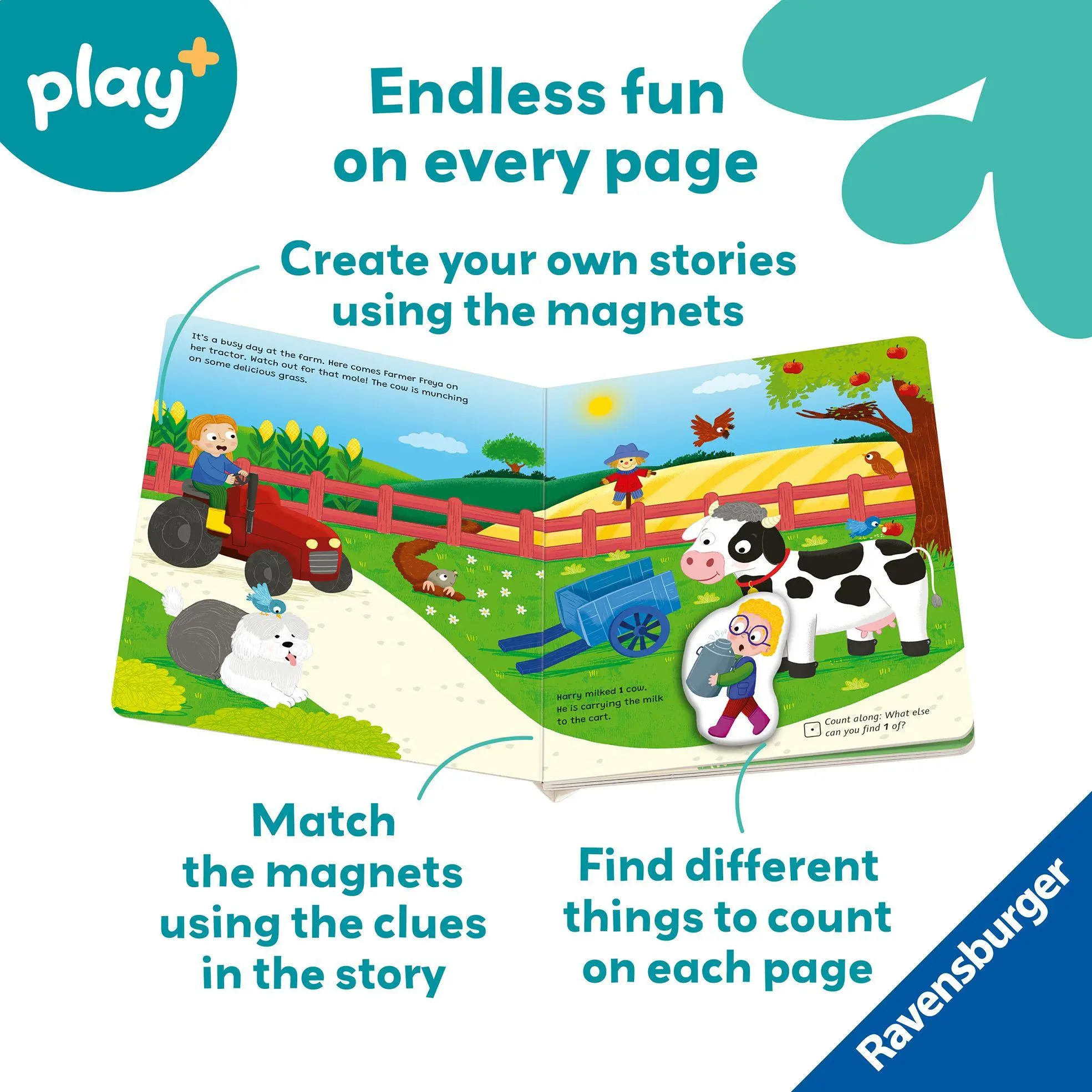 Bild: 9783380970231 | Play+ My first Magnetic Book: Match and Learn Numbers | Orso | Buch