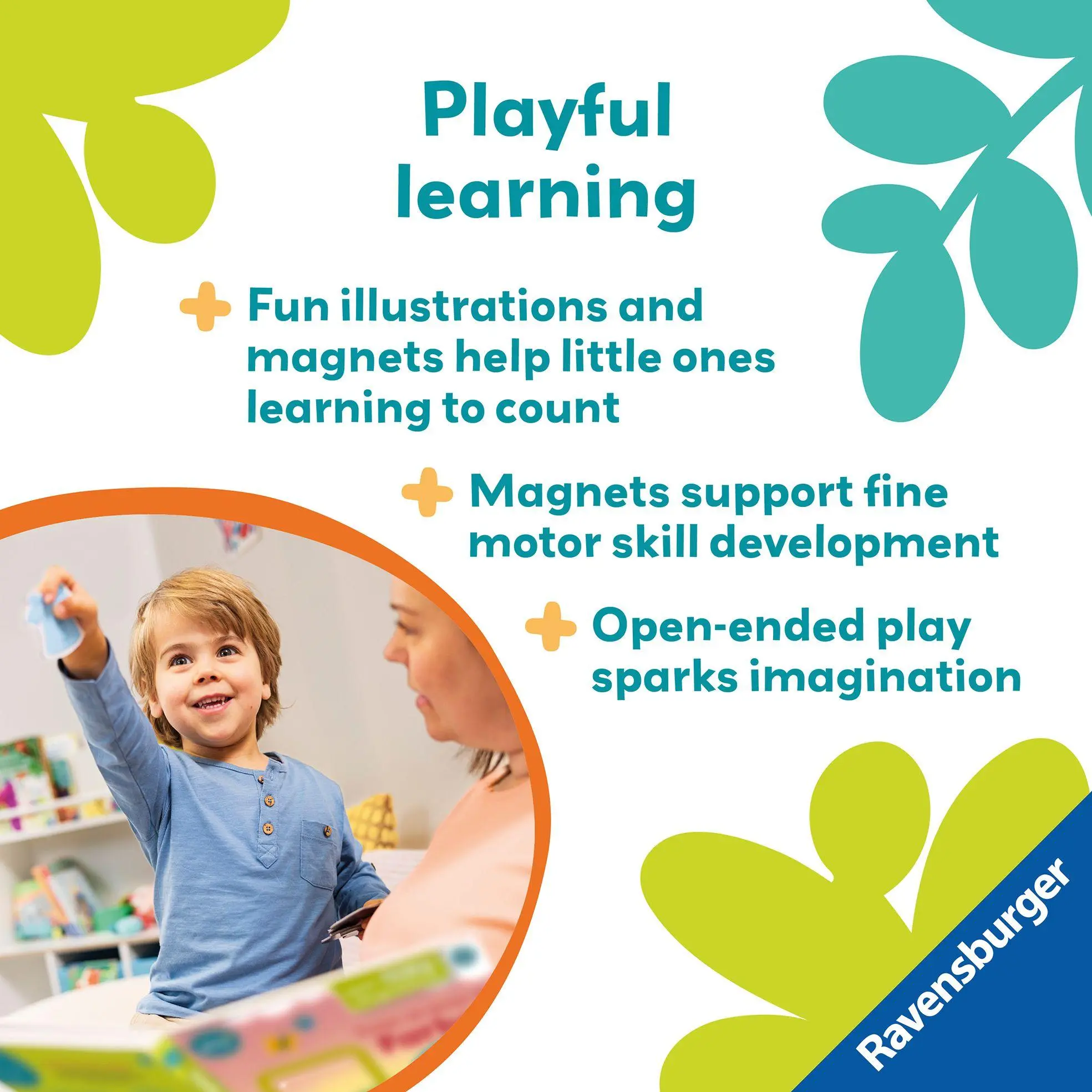 Bild: 9783380970231 | Play+ My first Magnetic Book: Match and Learn Numbers | Orso | Buch