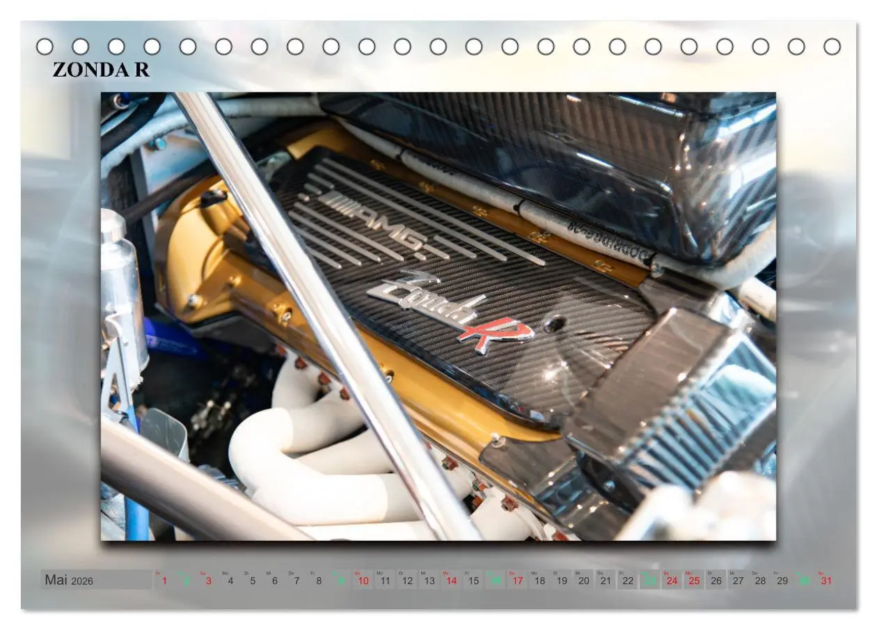 Bild: 9783457500231 | Pagani italienische Automobilkunst (Tischkalender 2026 DIN A5...