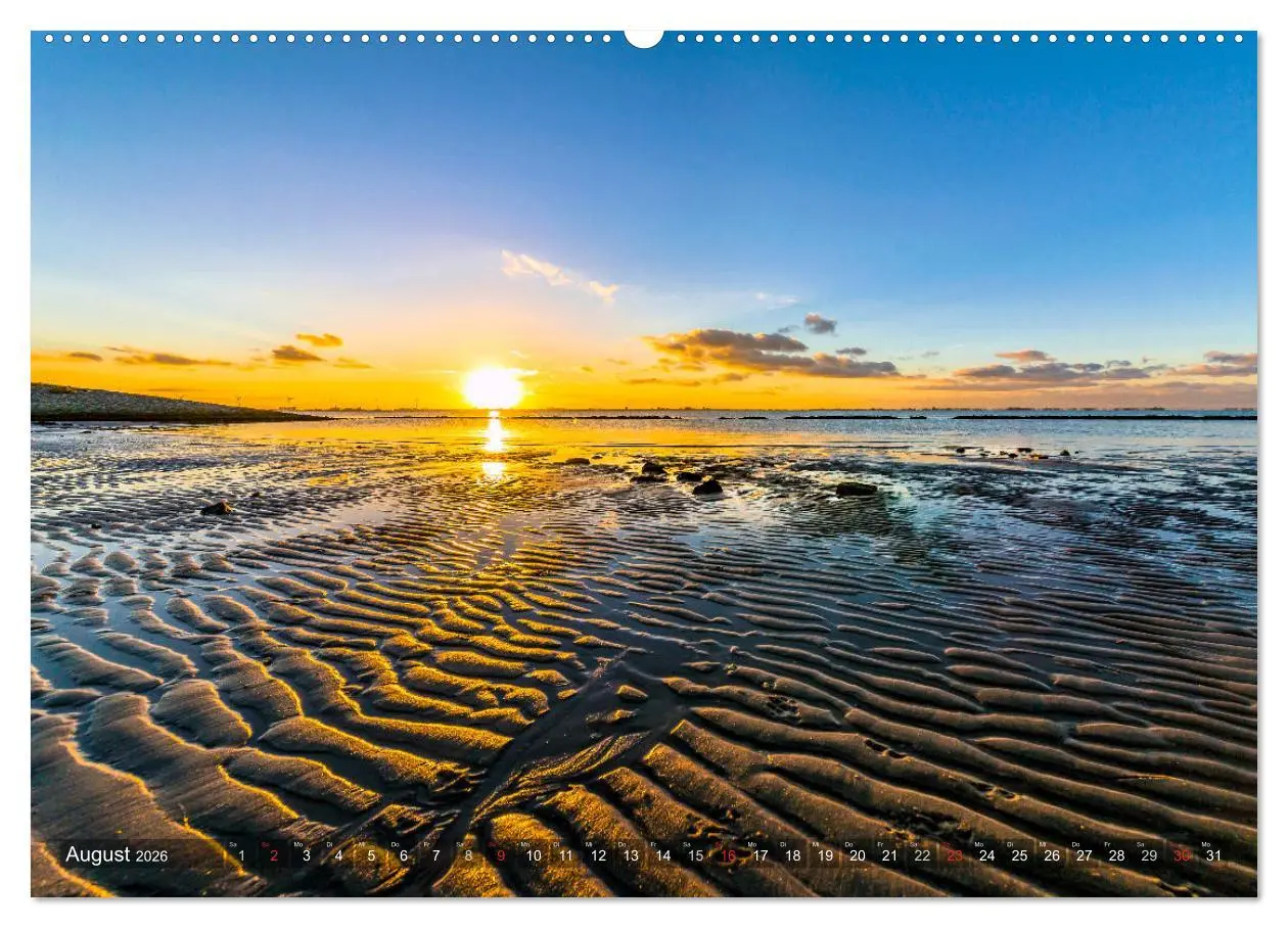 Bild: 9783457740231 | Strandlust Nordsee-Liebe (Wandkalender 2026 DIN A2 quer), CALVENDO...