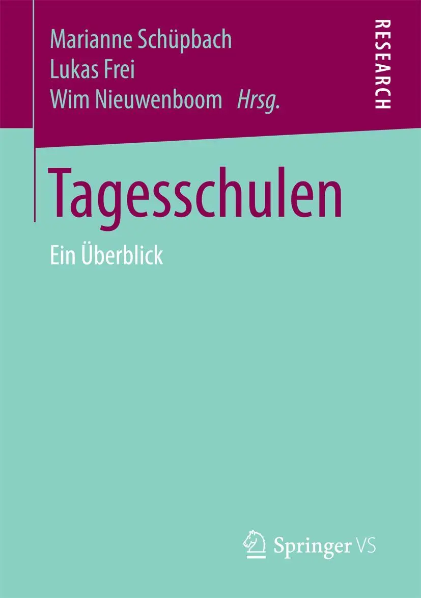 Cover: 9783658190231 | Tagesschulen | Ein Überblick | Marianne Schüpbach (u. a.) | Buch | vi