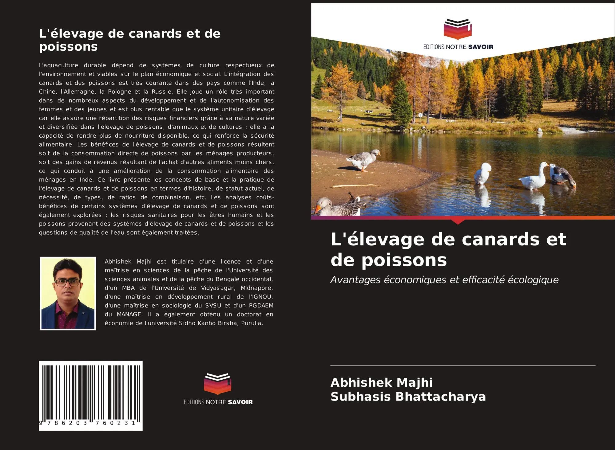 Cover: 9786203760231 | L'élevage de canards et de poissons | Abhishek Majhi (u. a.) | Buch
