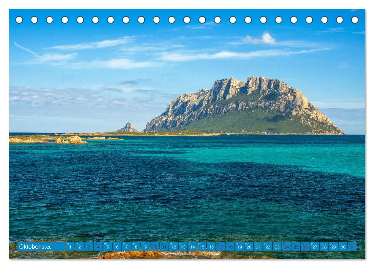 Bild: 9783457590331 | Sardinien mit Korsika (Tischkalender 2026 DIN A5 quer), CALVENDO...