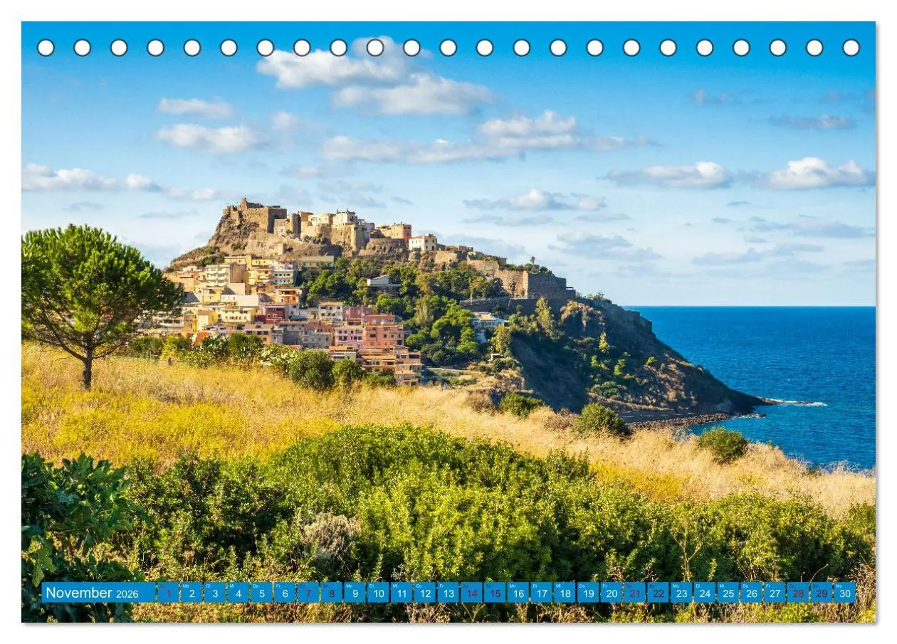 Bild: 9783457590331 | Sardinien mit Korsika (Tischkalender 2026 DIN A5 quer), CALVENDO...