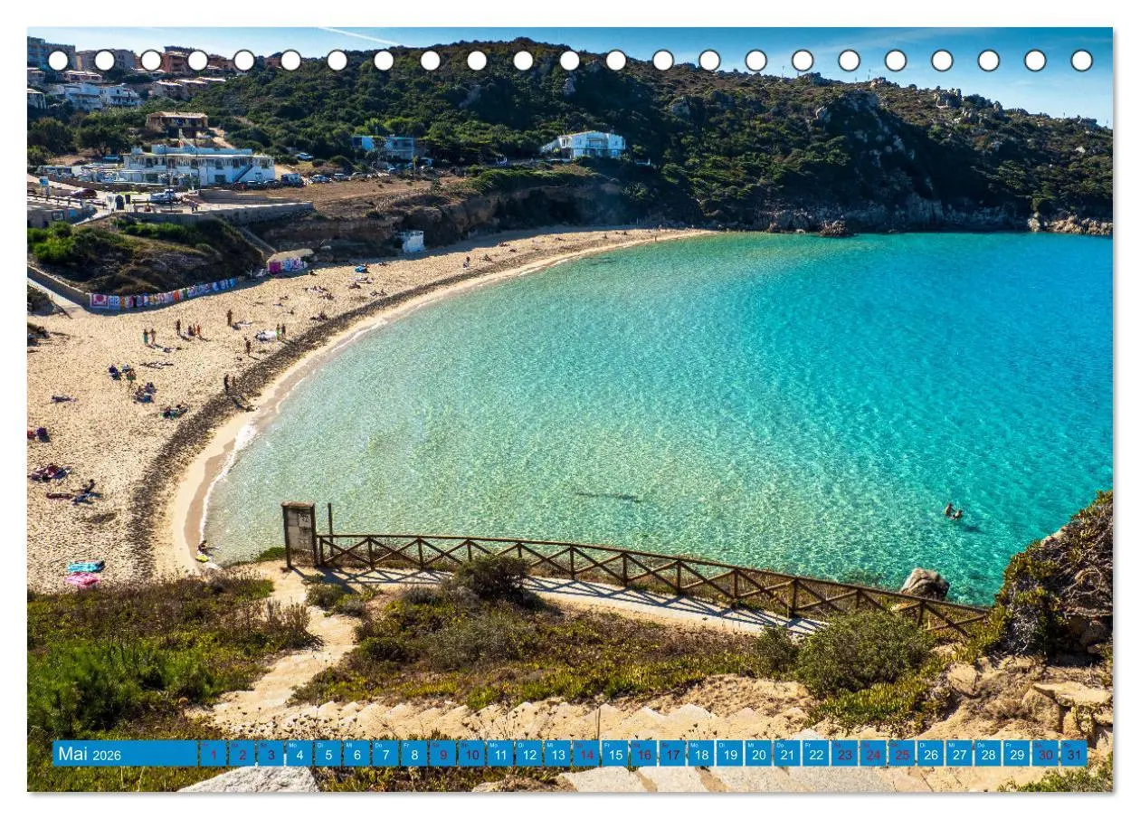 Bild: 9783457590331 | Sardinien mit Korsika (Tischkalender 2026 DIN A5 quer), CALVENDO...