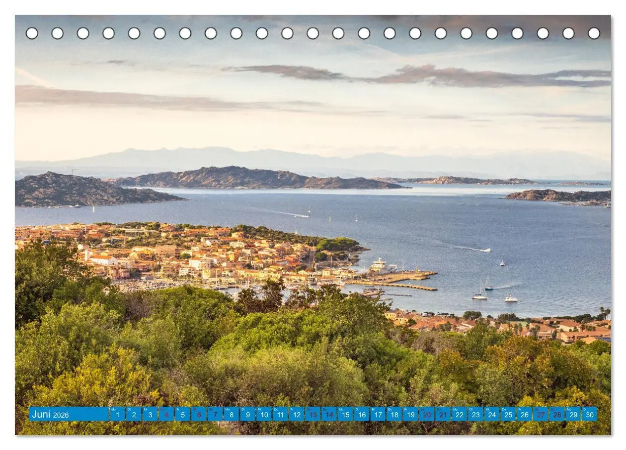 Bild: 9783457590331 | Sardinien mit Korsika (Tischkalender 2026 DIN A5 quer), CALVENDO...