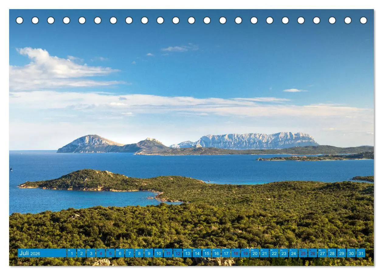 Bild: 9783457590331 | Sardinien mit Korsika (Tischkalender 2026 DIN A5 quer), CALVENDO...