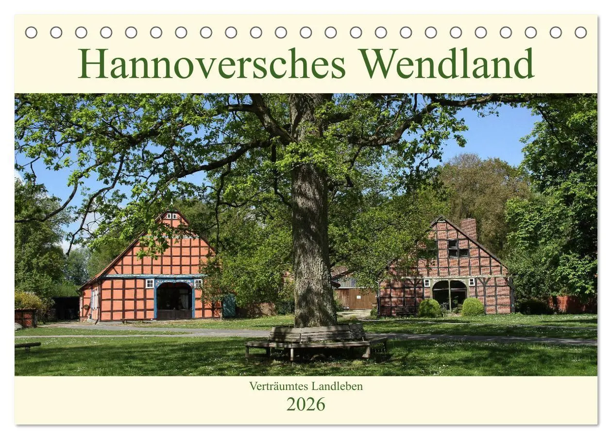 Cover: 9783457730331 | Hannoversches Wendland Verträumtes Landleben (Tischkalender 2026...
