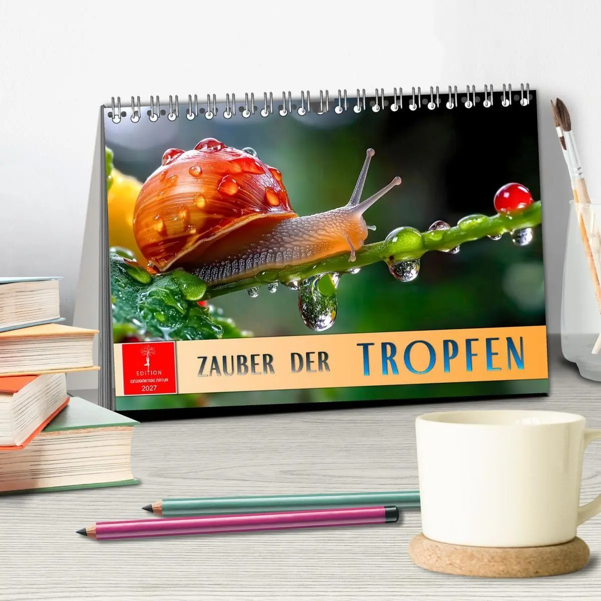 Bild: 9783516990331 | Zauber der Tropfen (Tischkalender 2027 DIN A5 quer), CALVENDO...