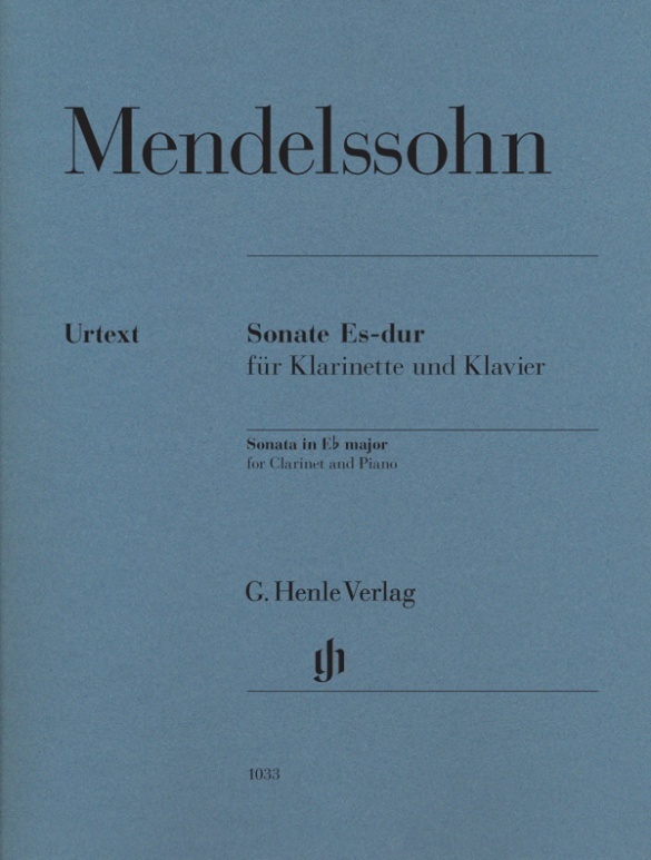 Cover: 9790201810331 | Felix Mendelssohn Bartholdy - Klarinettensonate Es-dur | Taschenbuch
