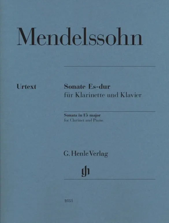 Cover: 9790201810331 | Felix Mendelssohn Bartholdy - Klarinettensonate Es-dur | Taschenbuch