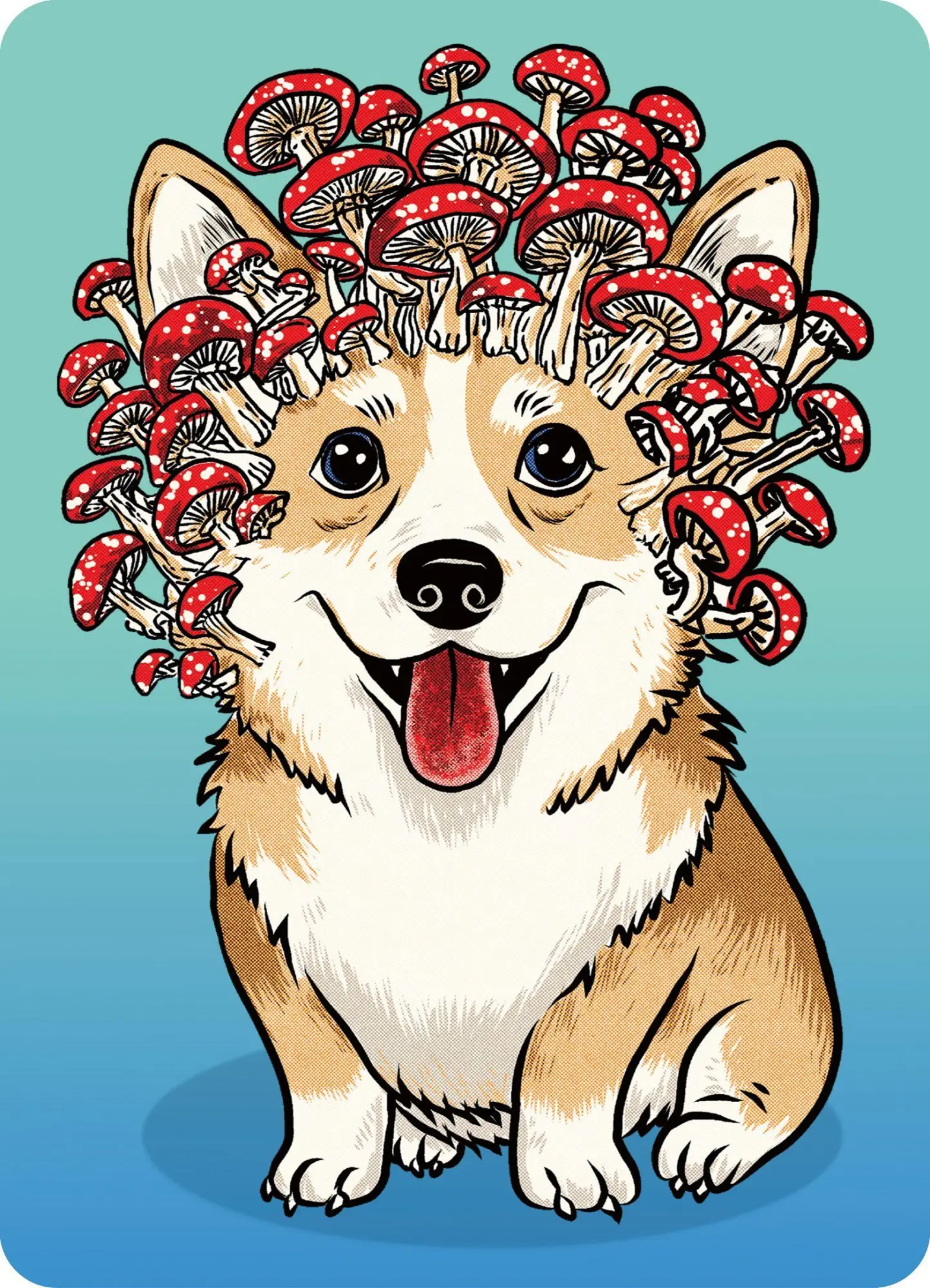 Cover: 4005555020431 | Minipuzzle 100 Teile - Corgi-Pilz | Spiel | Mini Puzzles | 12002043