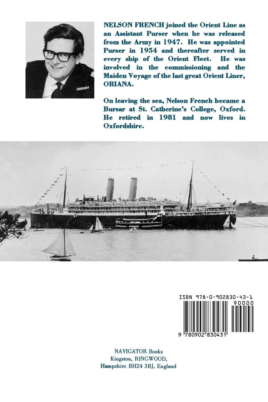 Rückseite: 9780902830431 | Ormonde to Oriana | Orient Line to Australia and Beyond | French