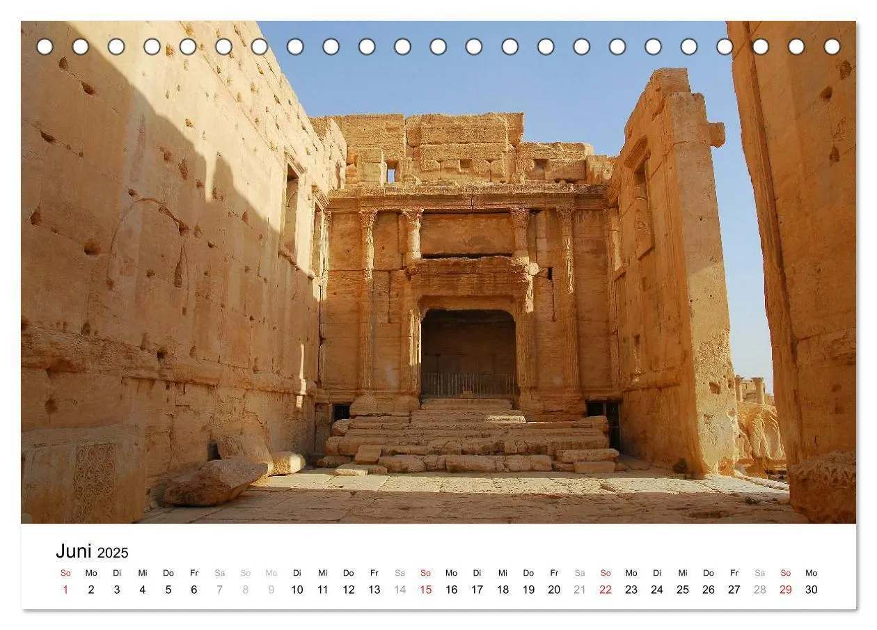 Bild: 9783435560431 | Syrien - verlorene Schätze (Tischkalender 2025 DIN A5 quer),...