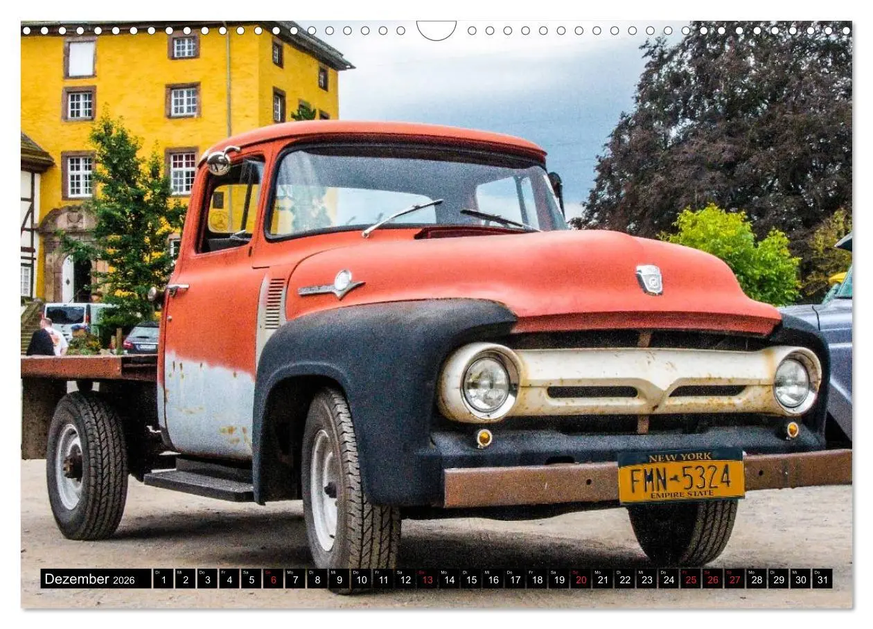 Bild: 9783516050431 | FORD PICK-UPS F 1 - F 100 (Wandkalender 2026 DIN A3 quer), CALVENDO...