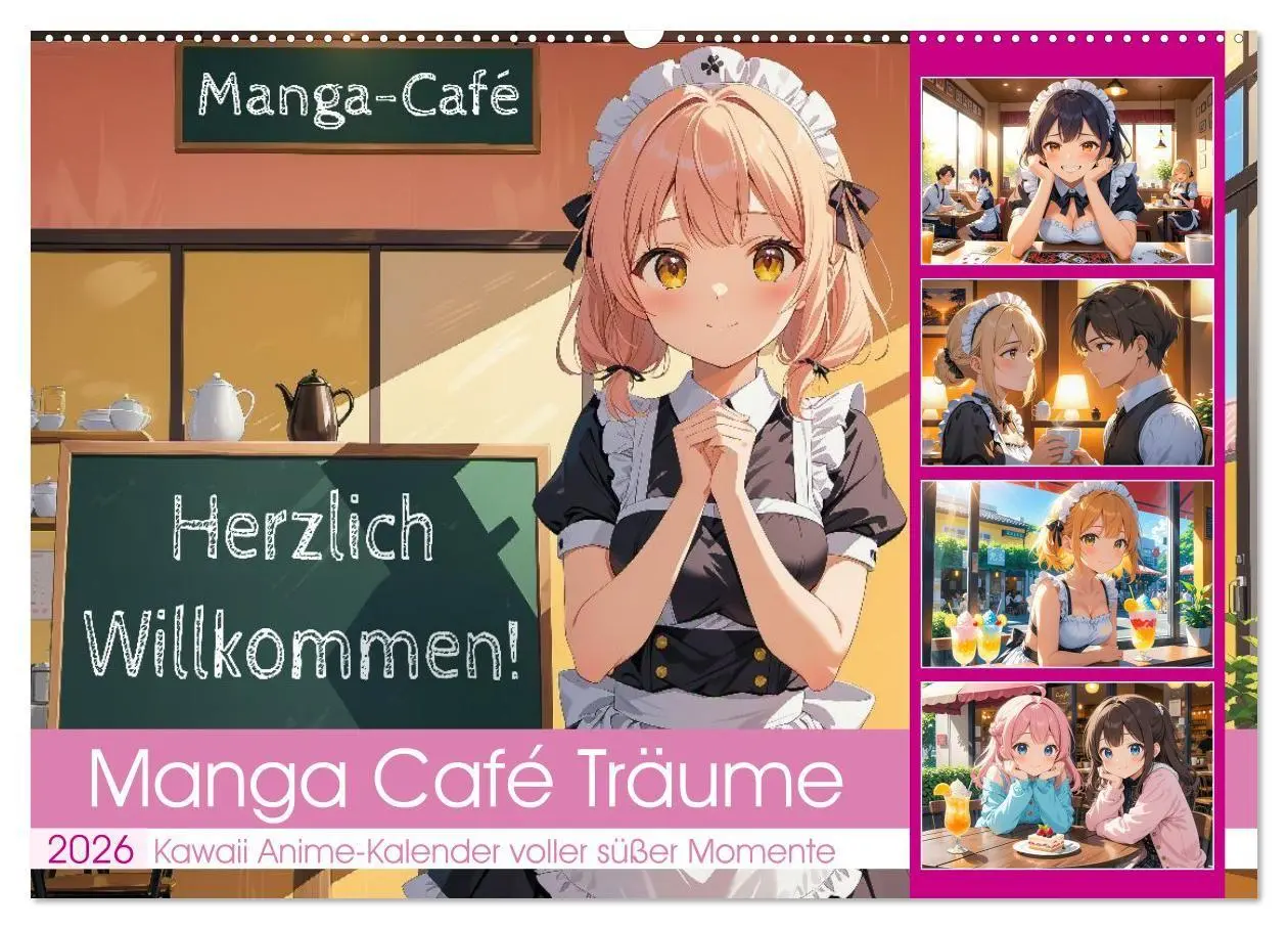 Cover: 9783516670431 | Manga Café Träume - Kawaii Anime-Kalender voller süßer Momente...