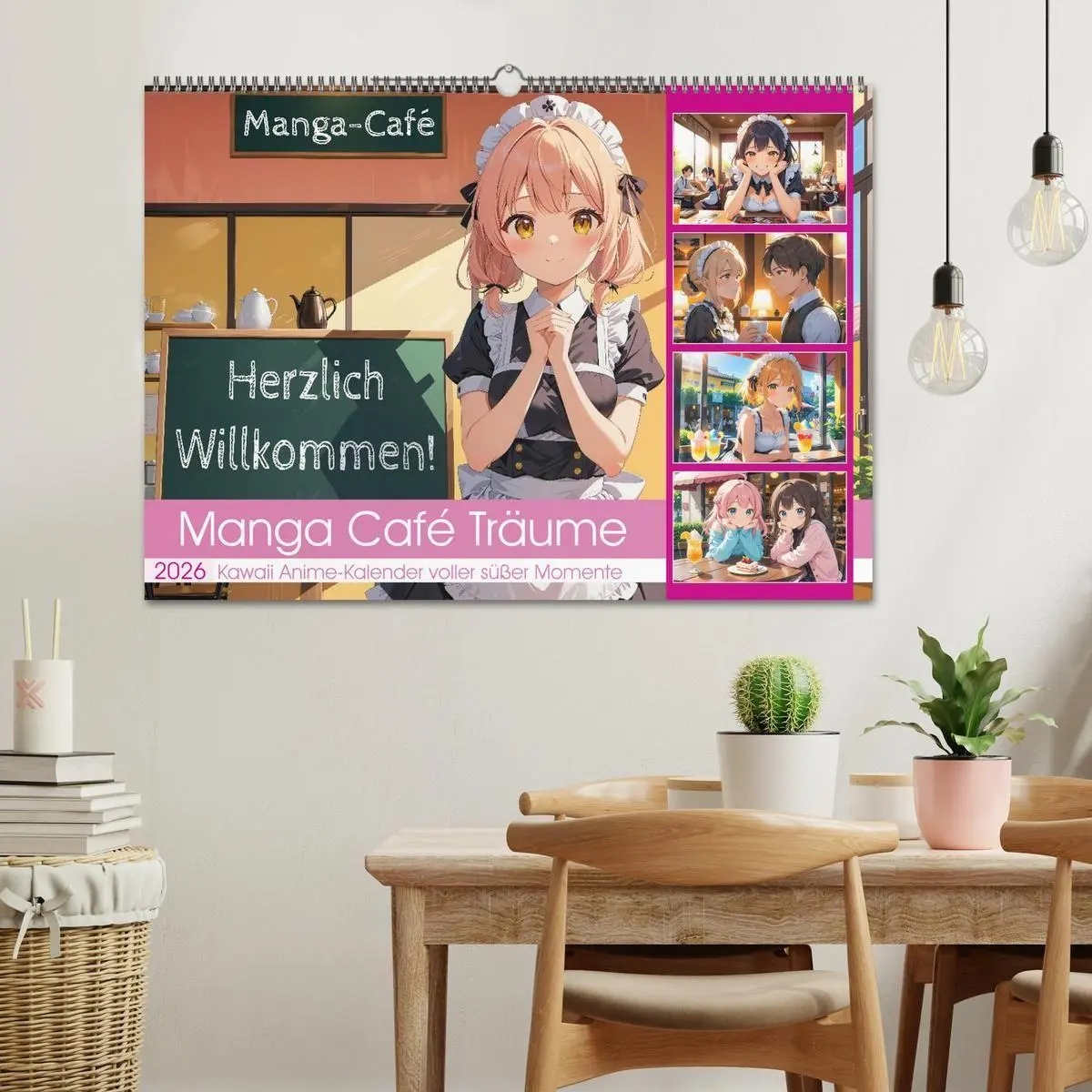 Bild: 9783516670431 | Manga Café Träume - Kawaii Anime-Kalender voller süßer Momente...