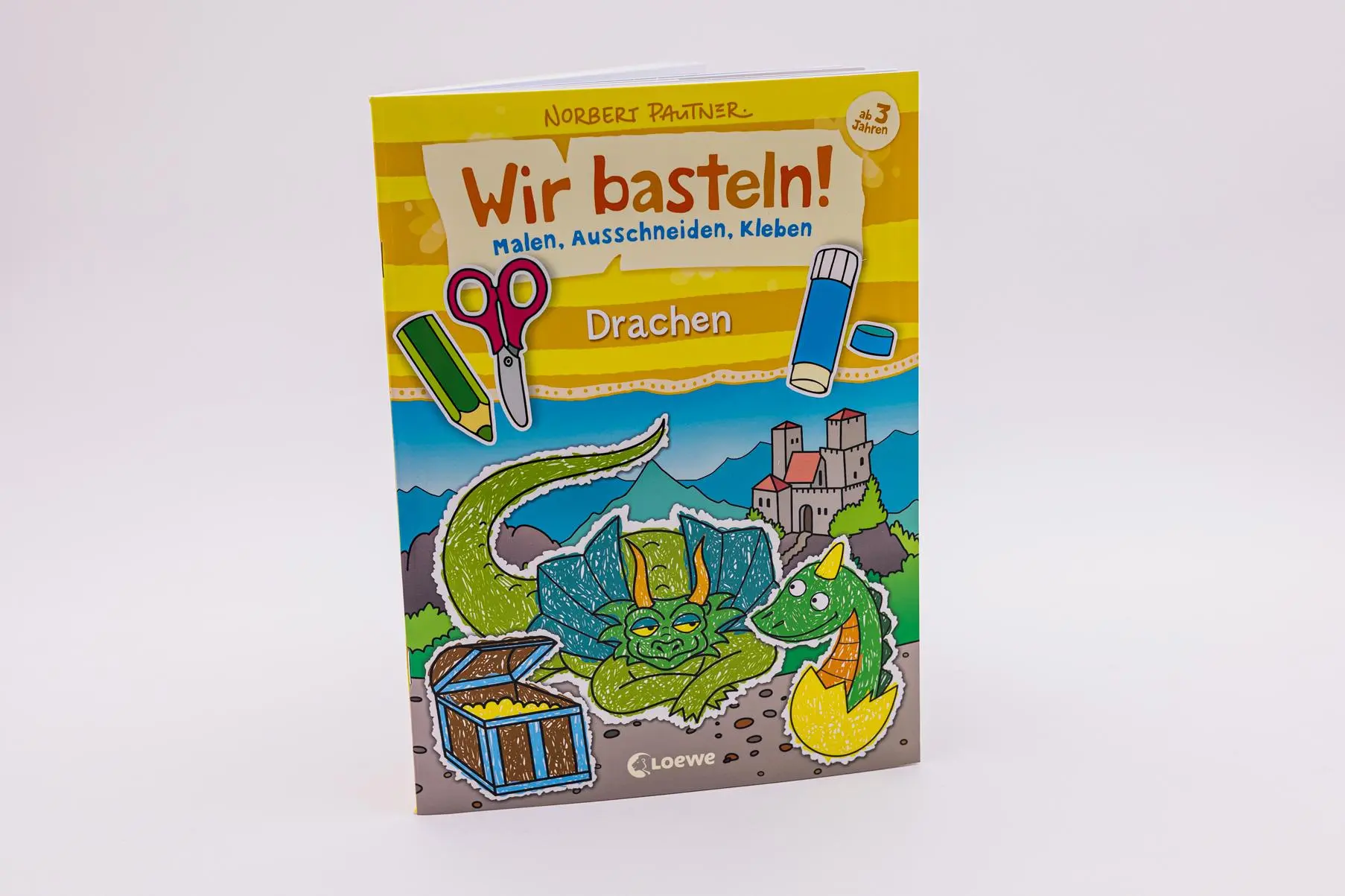 Bild: 9783743210431 | Wir basteln! - Malen, Ausschneiden, Kleben - Drachen | Norbert Pautner