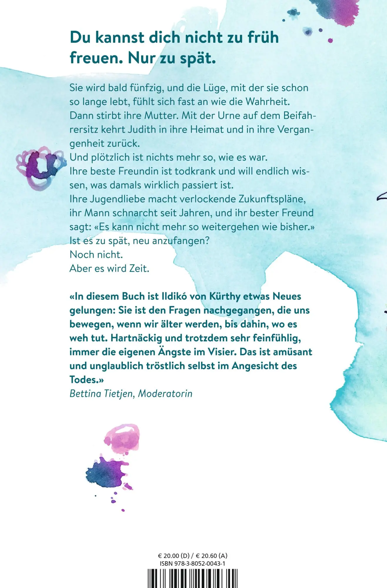Rückseite: 9783805200431 | Es wird Zeit | Ildikó von Kürthy | Buch | 384 S. | Deutsch | 2019