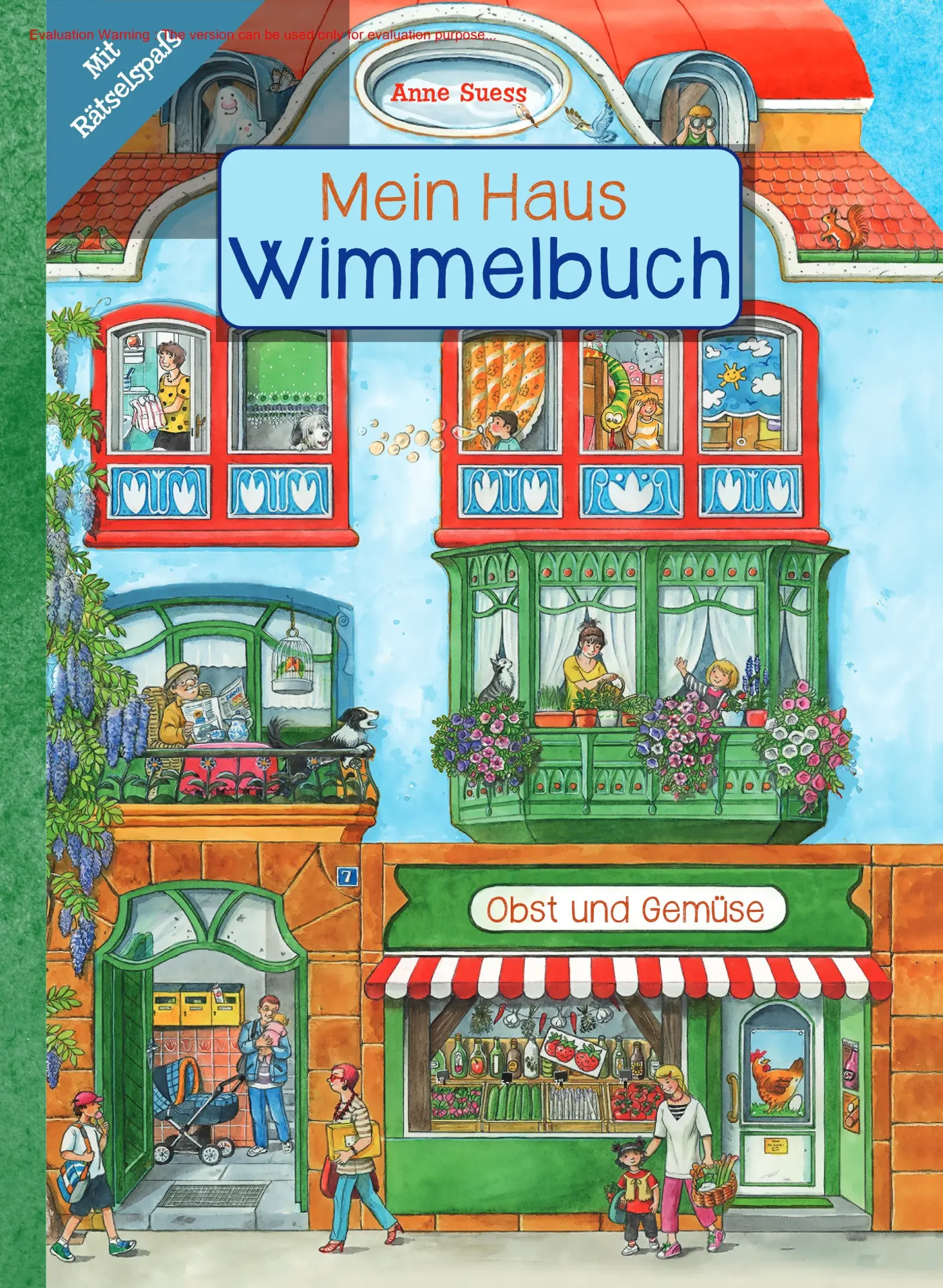 Cover: 9783849930431 | Mein Haus Wimmelbuch | Mit Rätselspaß I Ab 3 Jahren | Anne Suess