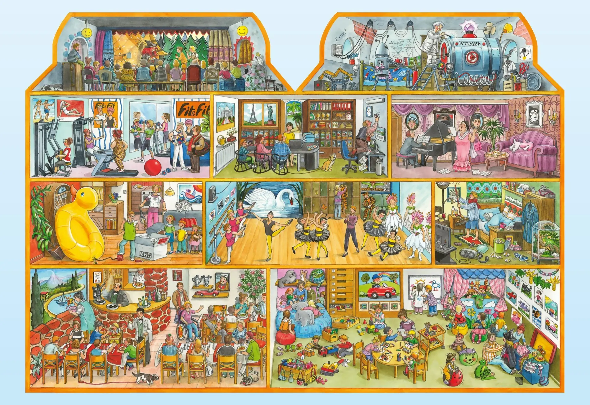 Bild: 9783849930431 | Mein Haus Wimmelbuch | Mit Rätselspaß I Ab 3 Jahren | Anne Suess