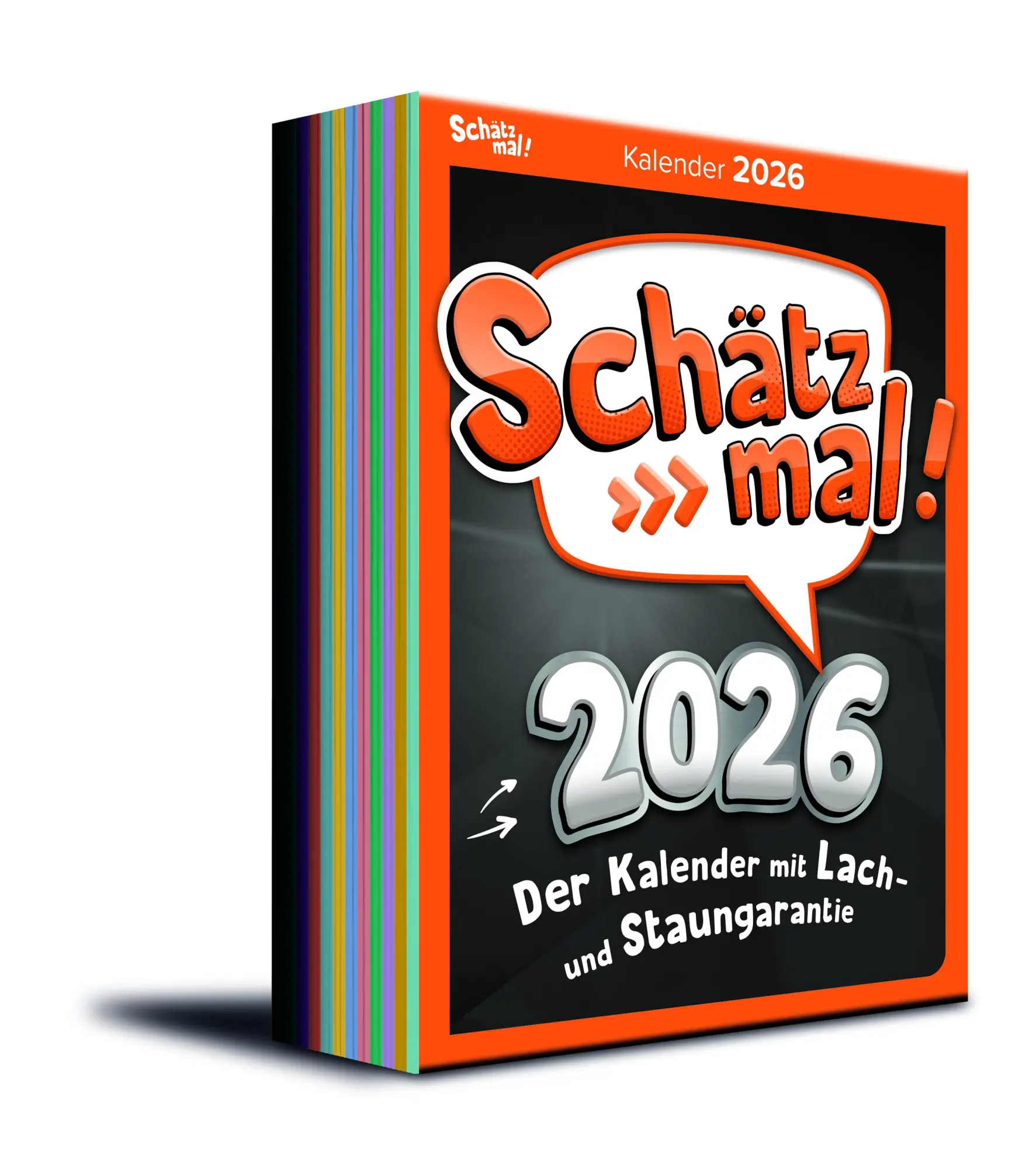 Cover: 9783989760431 | Schätz mal! 2026 | Der Kalender mit Lach- und Staungarantie | Buch
