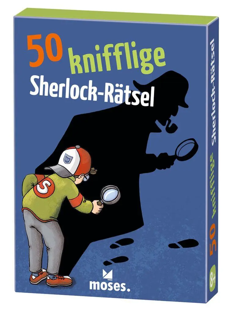 Cover: 4033477210531 | 50 knifflige Sherlock-Rätsel | Carola von Kessel | Spiel | 50 Karten