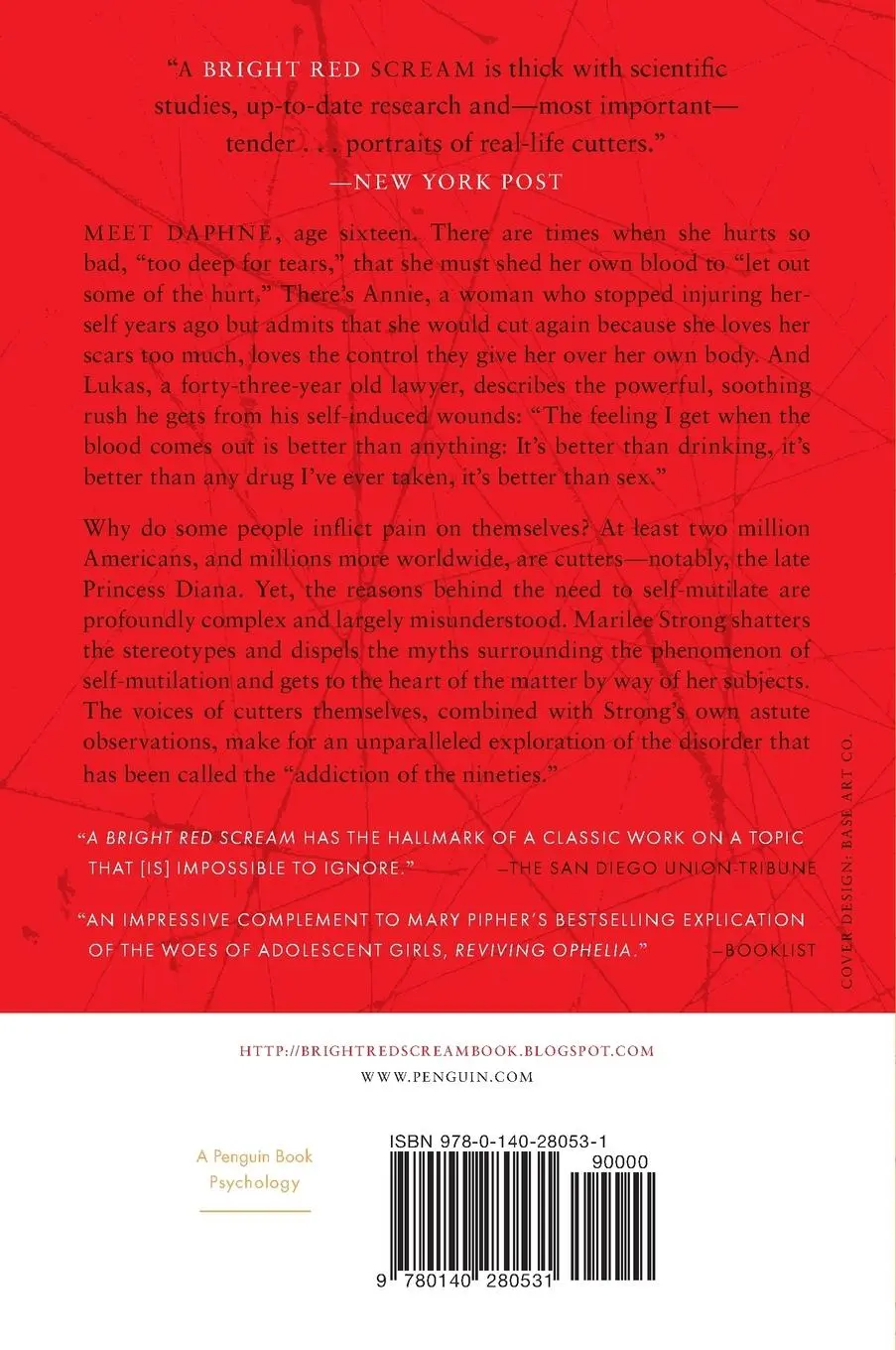 Rückseite: 9780140280531 | A Bright Red Scream | Self-Mutilation and the Language of Pain | Buch