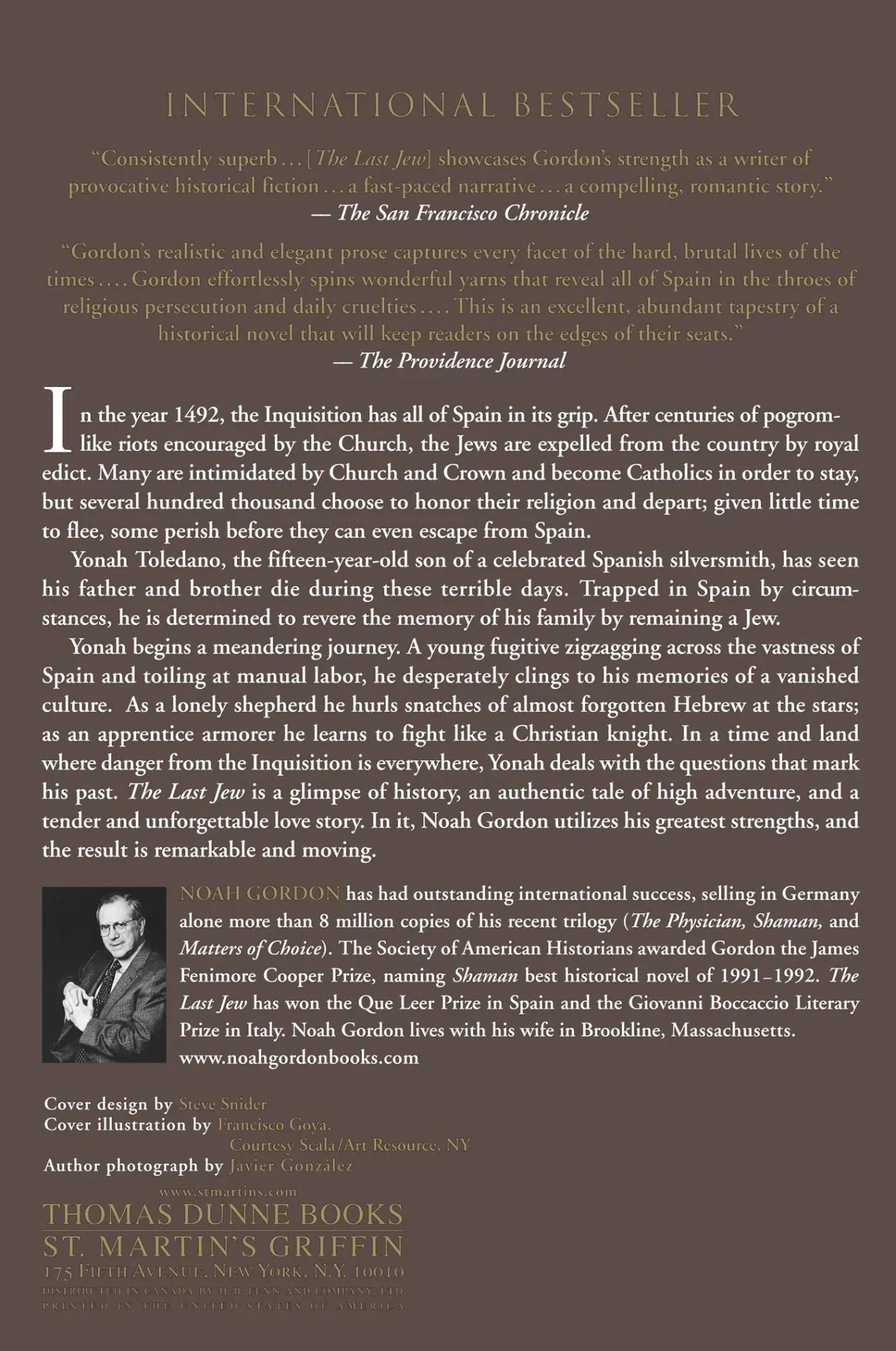 Rückseite: 9780312300531 | Last Jew | Noah Gordon | Taschenbuch | Kartoniert / Broschiert | 1992