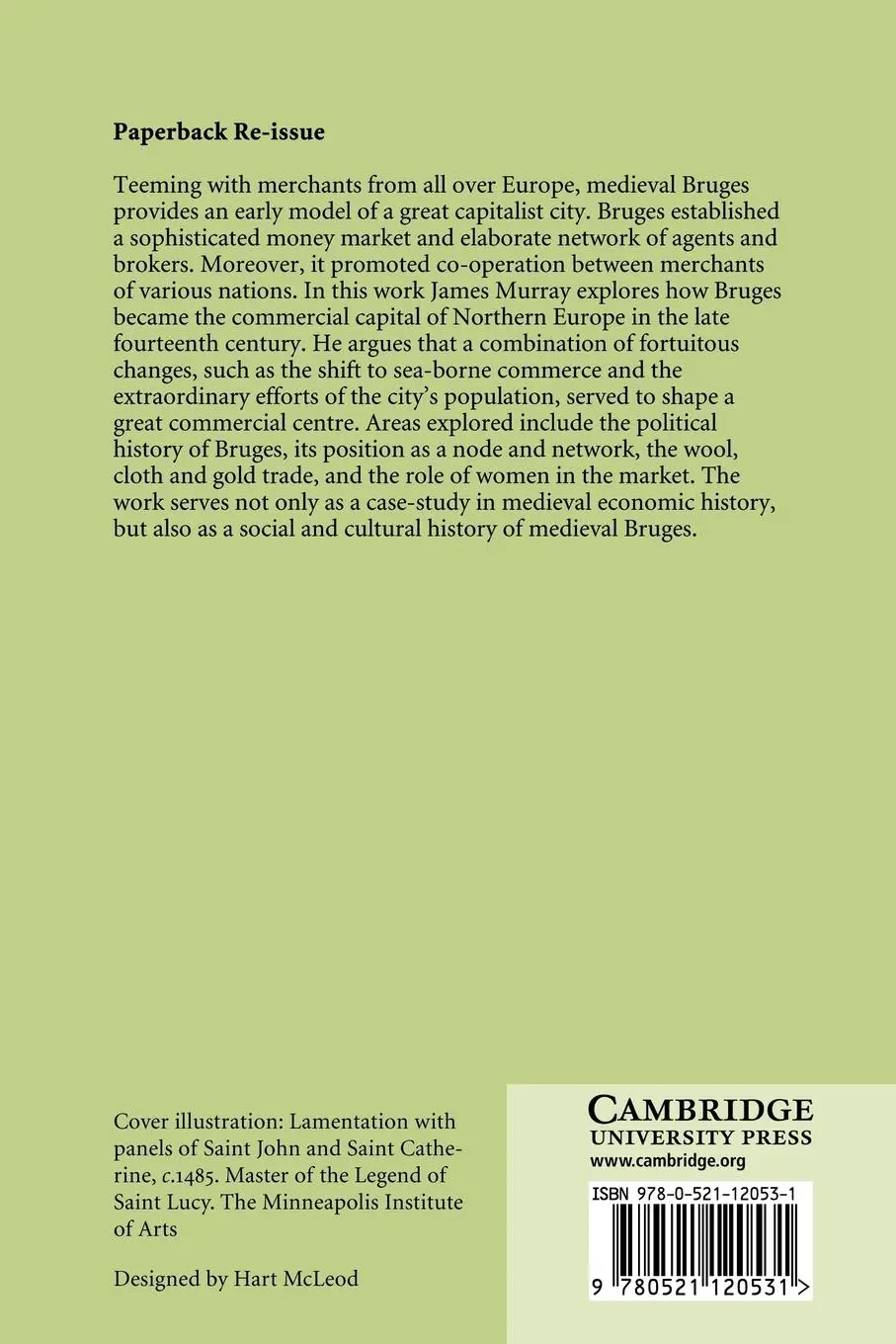 Rückseite: 9780521120531 | Bruges, Cradle of Capitalism, 1280 1390 | James M. Murray | Buch
