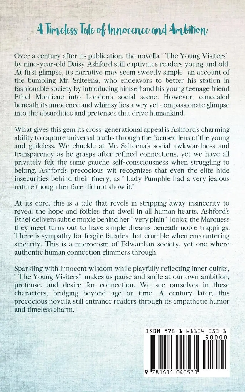Rückseite: 9781611040531 | The Young Visiters or, Mr. Salteena's Plan | Annotated | Daisy Ashford