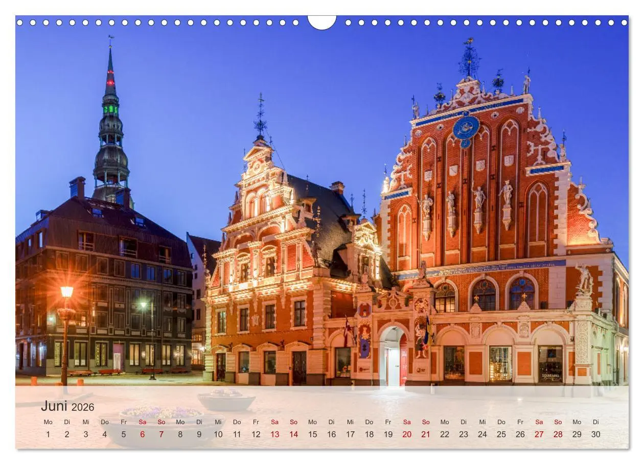 Bild: 9783457400531 | Riga - Paris des Ostens (Wandkalender 2026 DIN A3 quer), CALVENDO...