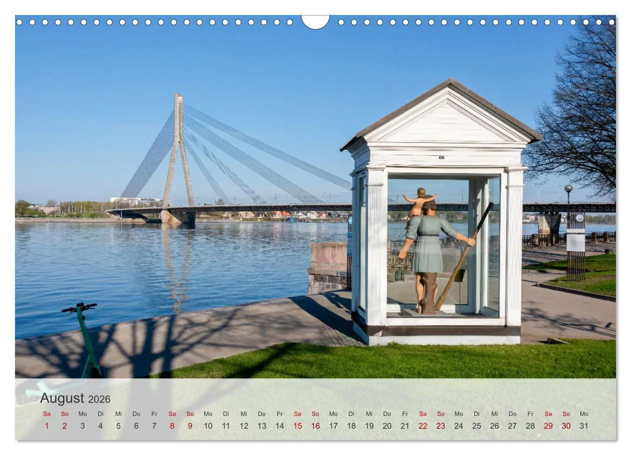 Bild: 9783457400531 | Riga - Paris des Ostens (Wandkalender 2026 DIN A3 quer), CALVENDO...