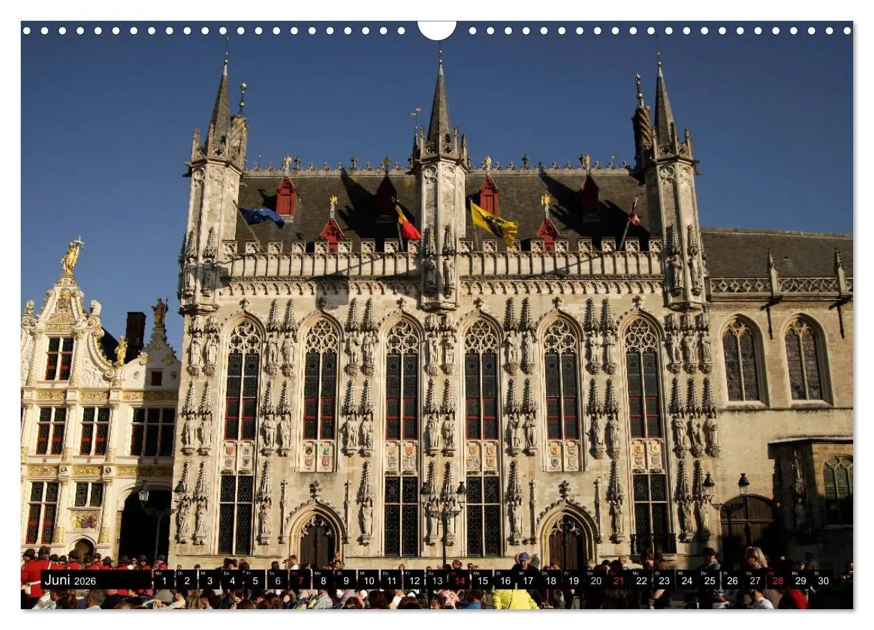 Bild: 9783516110531 | Brügge - Belgien (Wandkalender 2026 DIN A3 quer), CALVENDO...