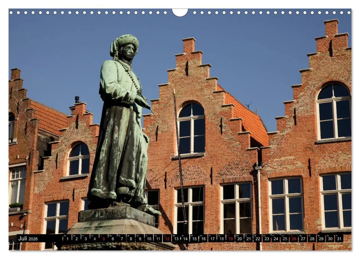 Bild: 9783516110531 | Brügge - Belgien (Wandkalender 2026 DIN A3 quer), CALVENDO...