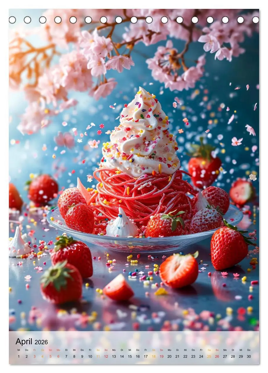 Bild: 9783516280531 | Eis - Raffinessen für Gourmets (Tischkalender 2026 DIN A5 hoch),...