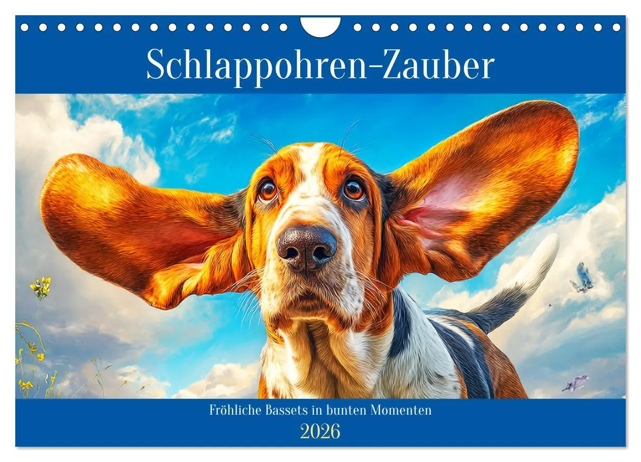 Cover: 9783516420531 | Schlappohren-Zauber. Fröhliche Bassets in bunten Momenten...