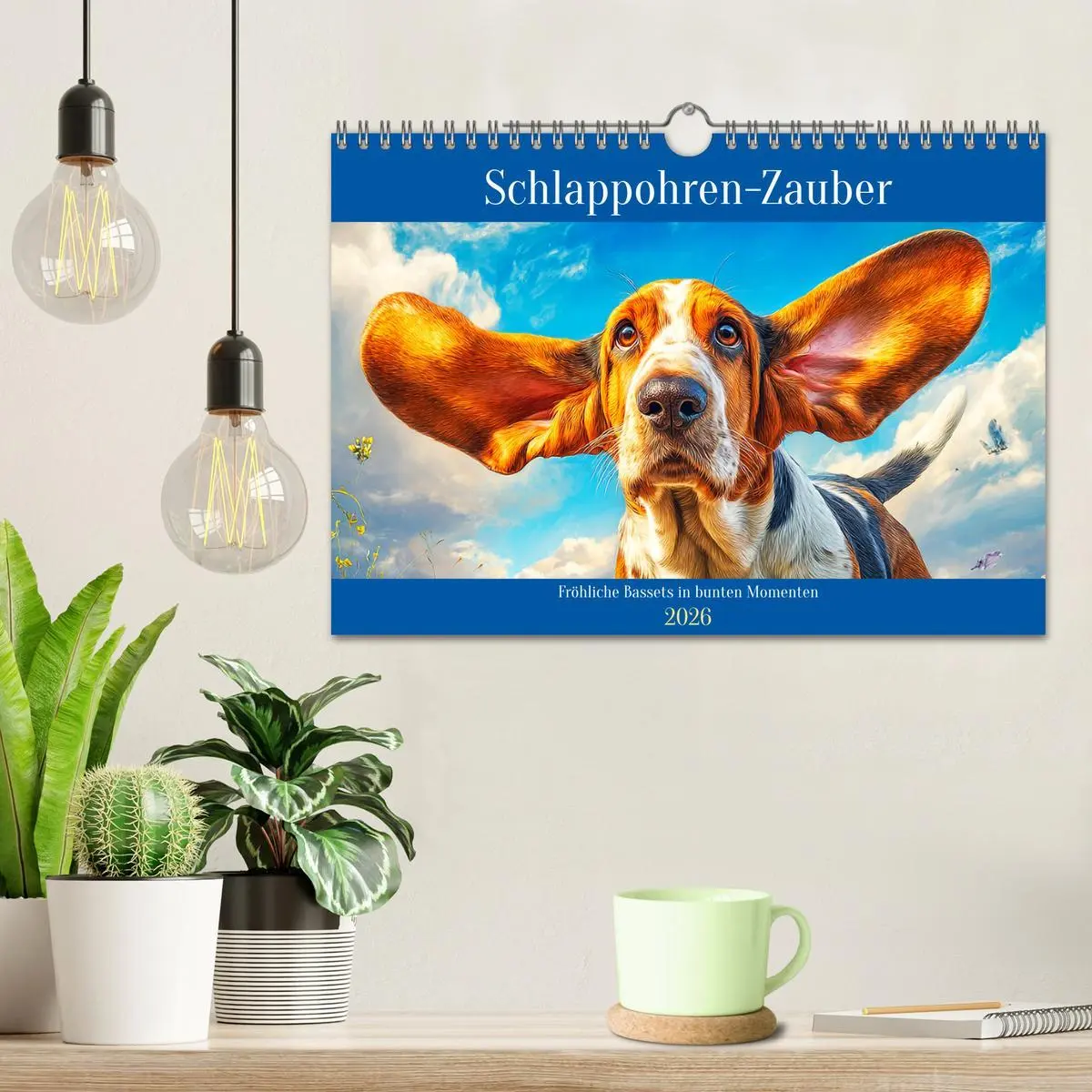 Bild: 9783516420531 | Schlappohren-Zauber. Fröhliche Bassets in bunten Momenten...